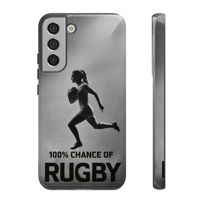 "Rain, Shine, Rugby" Mobile Phone Case