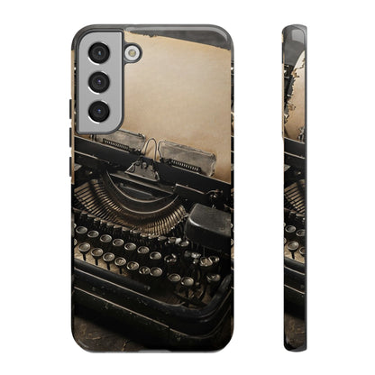 "Fade in. A Writer at the Cusp of Genius" Mobile Phone Case