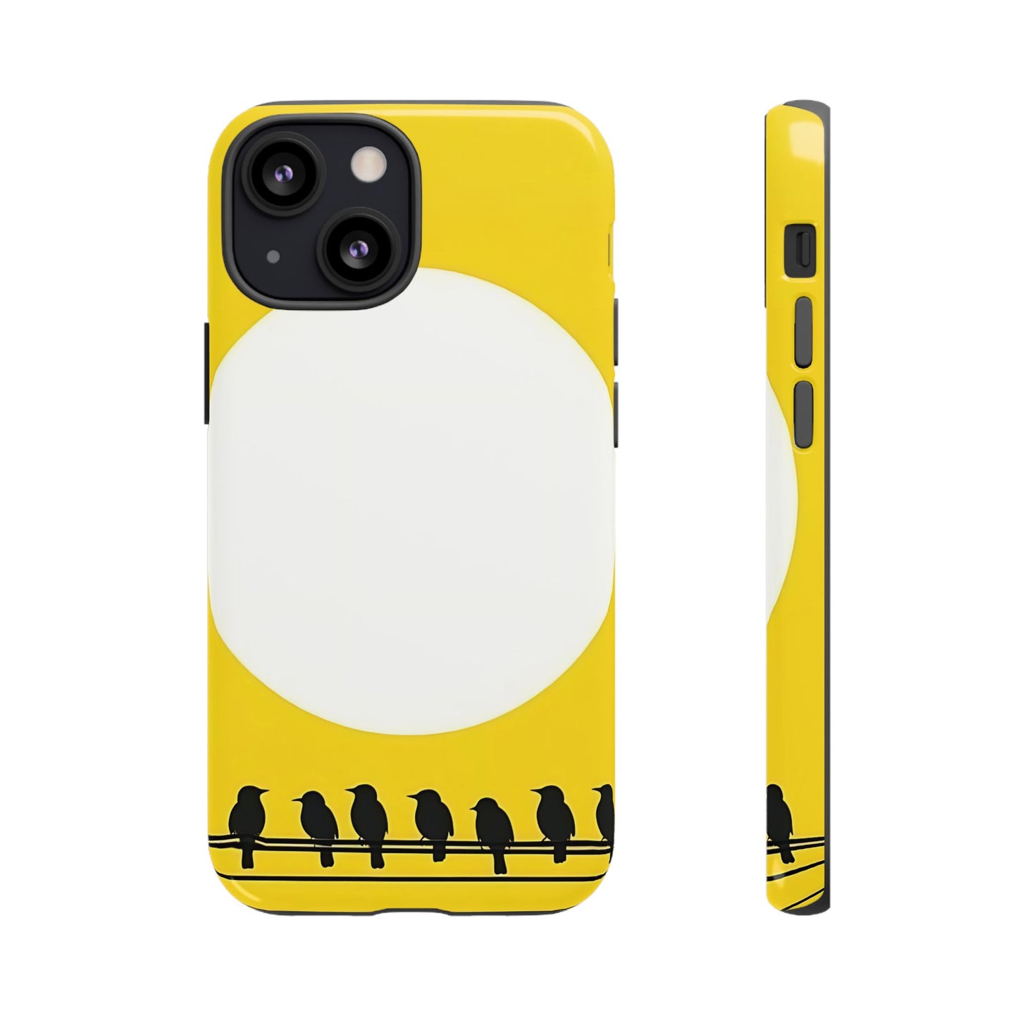 "The Feathered Assembly - Yellow" Mobile Phone Case