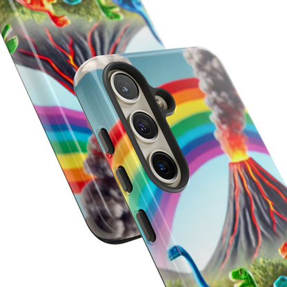 "Rainbow Dinosaurs" Mobile Phone Case