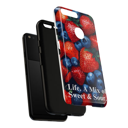"Life. A Mix of Sweet and Sour" Mobile Phone Case