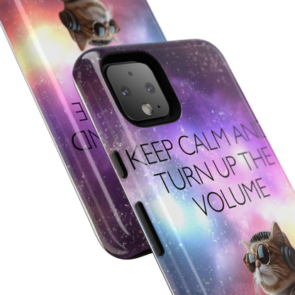 "Keep calm and turn up the Volume" Mobile Phone Case (mix)