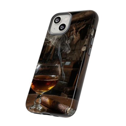 "Hot Whiskey and Cigar" Mobile Phone Case