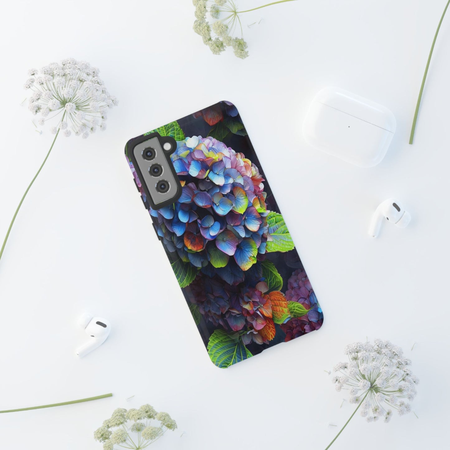 "Blue Mood, Bloom Mood" Mobile Phone Case
