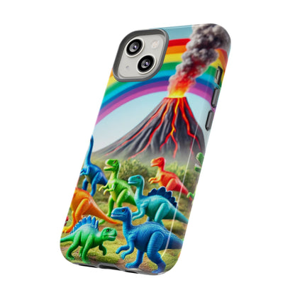 "Rainbow Dinosaurs" Mobile Phone Case