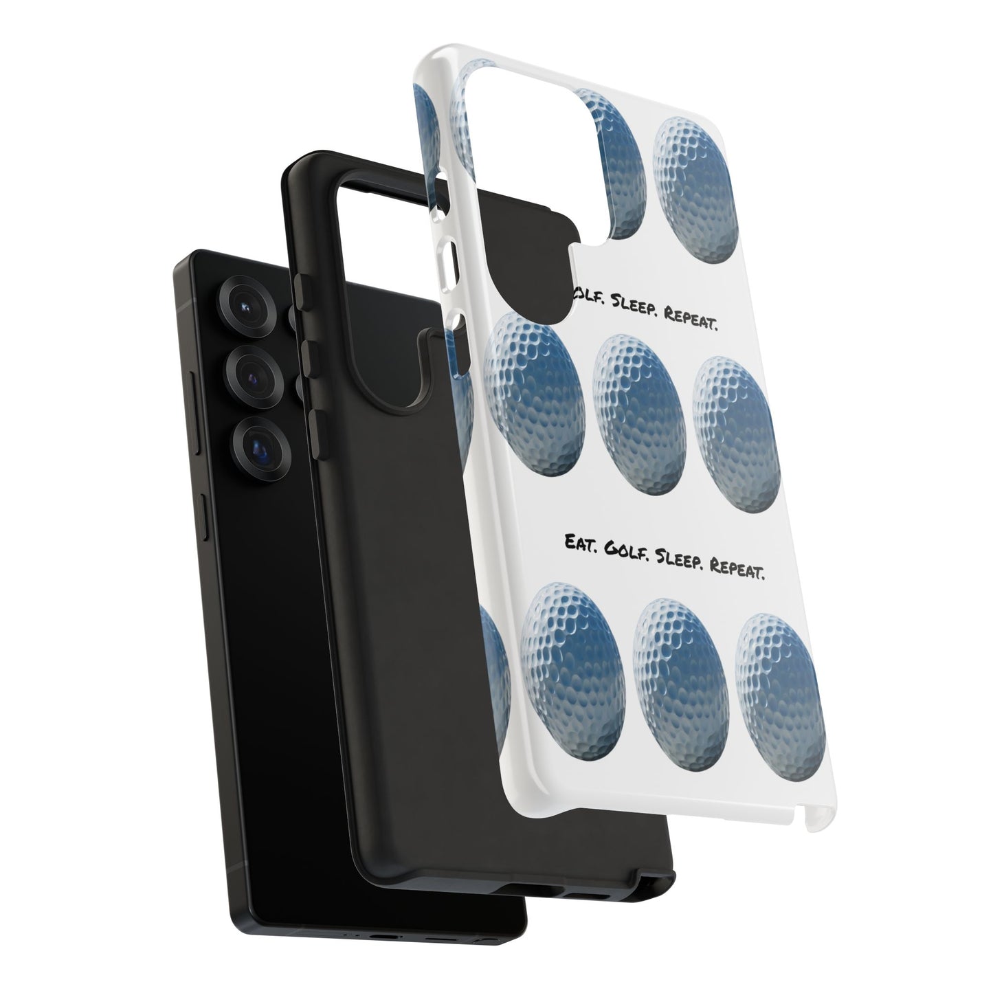 "Eat. Golf. Sleep. Repeat." Mobile Phone Case