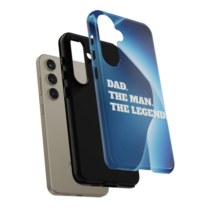 "Dad.  The Man.  The Legend" Mobile Phone Case (blue)