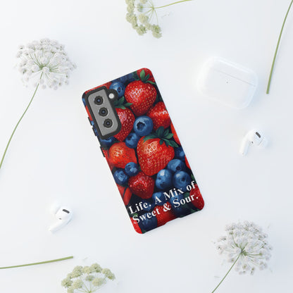 "Life. A Mix of Sweet and Sour" Mobile Phone Case