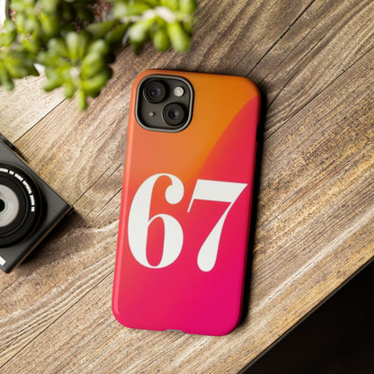 "67" Mobile Phone Case