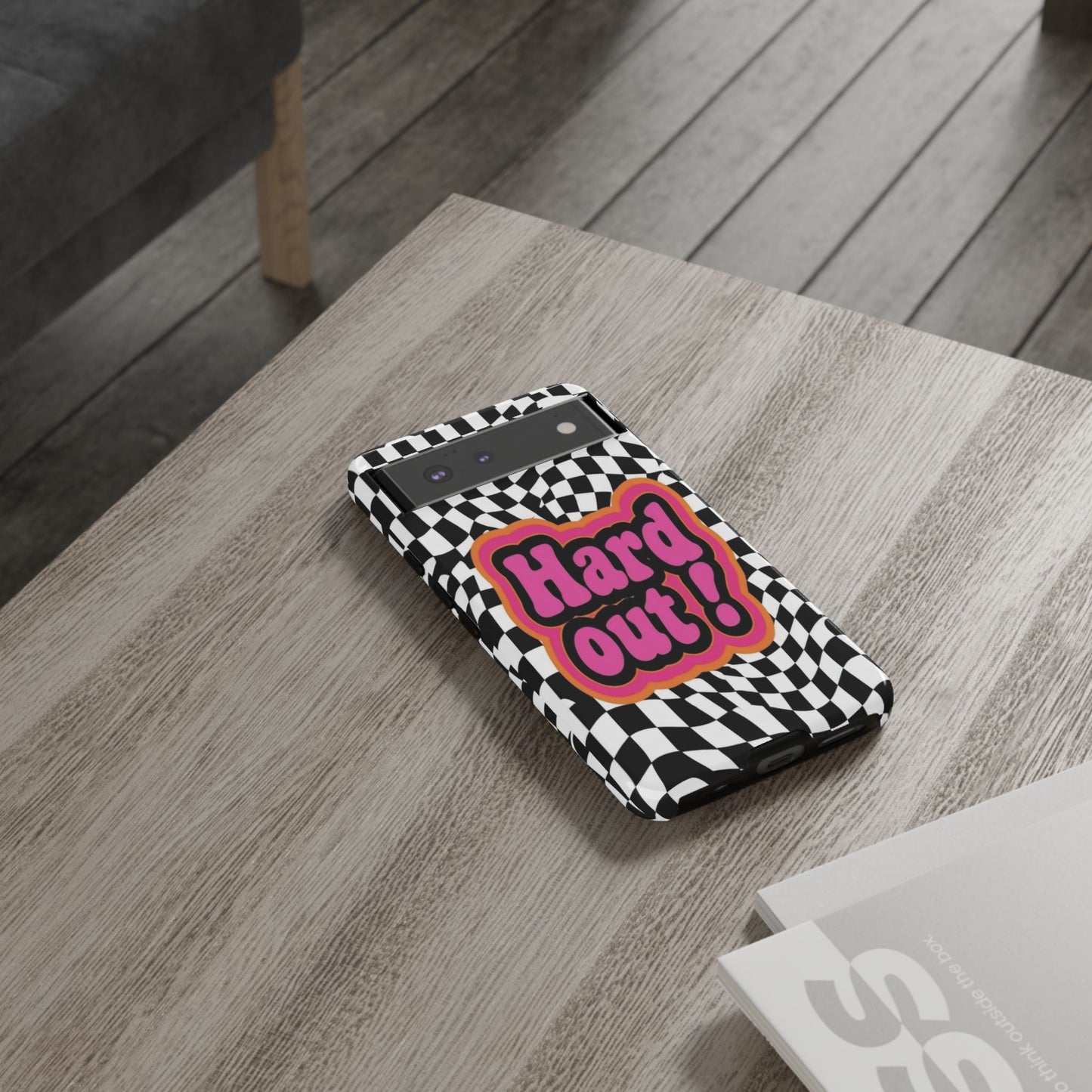 "Hard Out" Mobile Phone Case (pink)