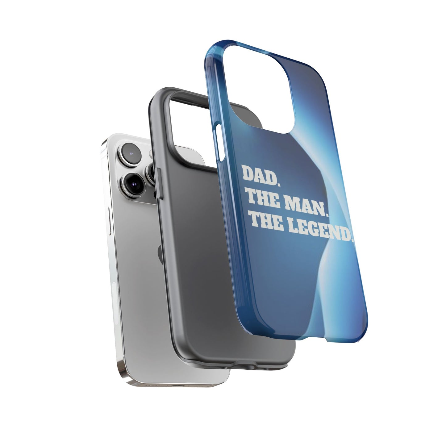 "Dad.  The Man.  The Legend" Mobile Phone Case (blue)