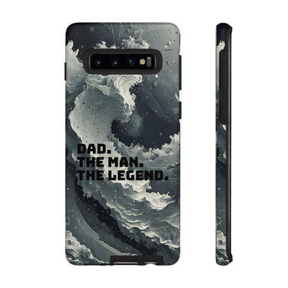 "Dad. The Man. The Legend" Mobile Phone Case (grey)