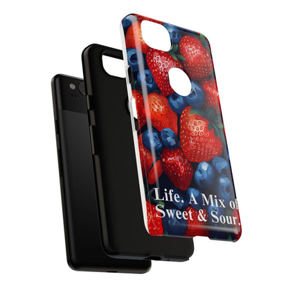 "Life. A Mix of Sweet and Sour" Mobile Phone Case