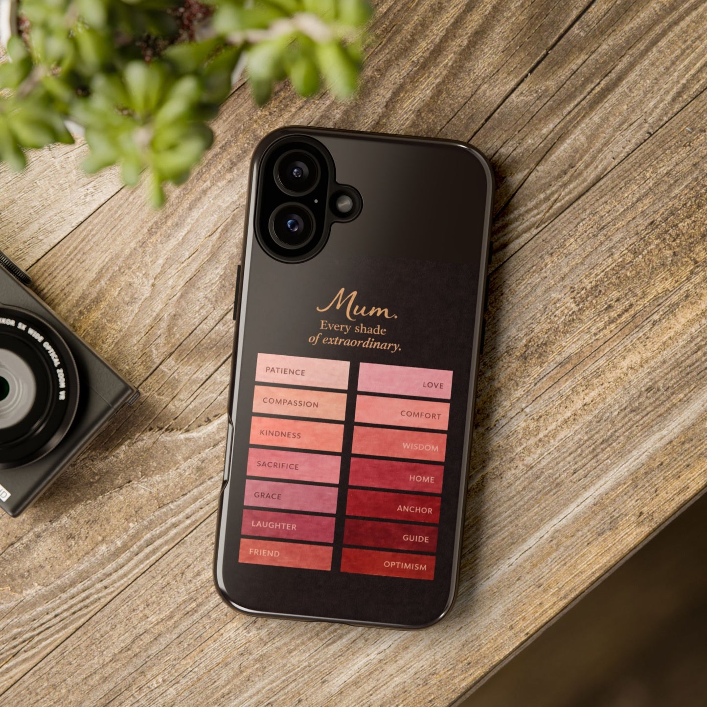 "Every Shade of Extraordinary" Mobile Phone Case (blush)