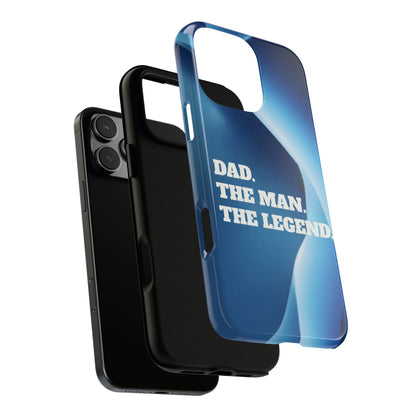 "Dad.  The Man.  The Legend" Mobile Phone Case (blue)