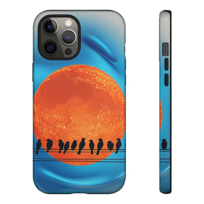 "The Feathered Assembly" Mobile Phone Case (orange)