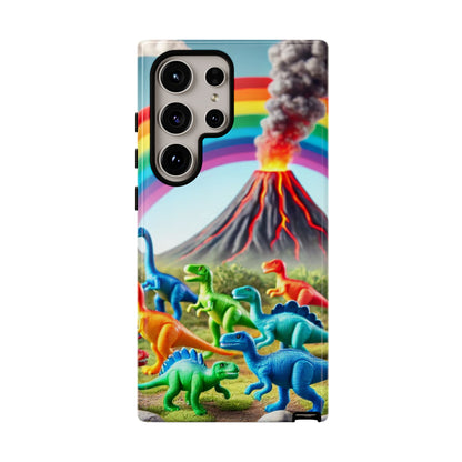 "Rainbow Dinosaurs" Mobile Phone Case