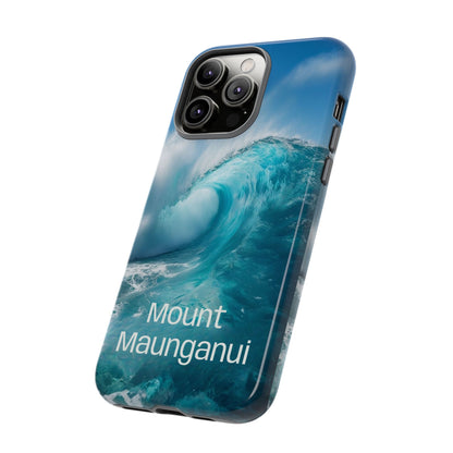 "Mount Maunganui" Mobile Phone Case (green)
