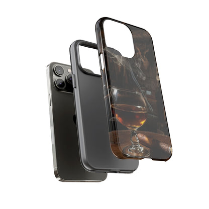 "Hot Whiskey and Cigar" Mobile Phone Case