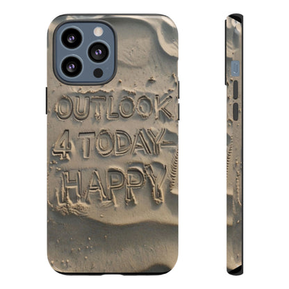"Life is Short.  Be Happy" Mobile Phone Case