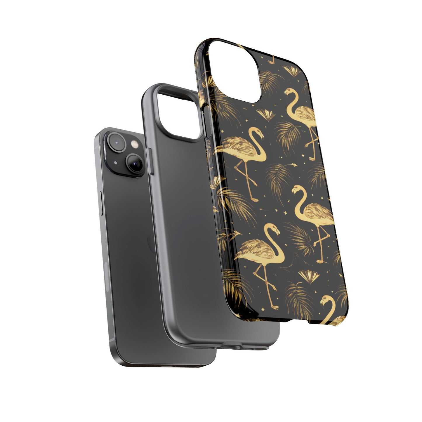 "Gold Flamingo" Mobile Phone Case