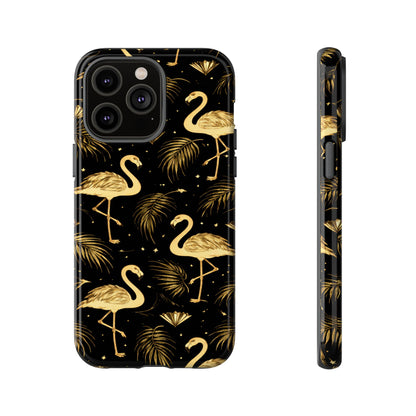 "Gold Flamingo" Mobile Phone Case