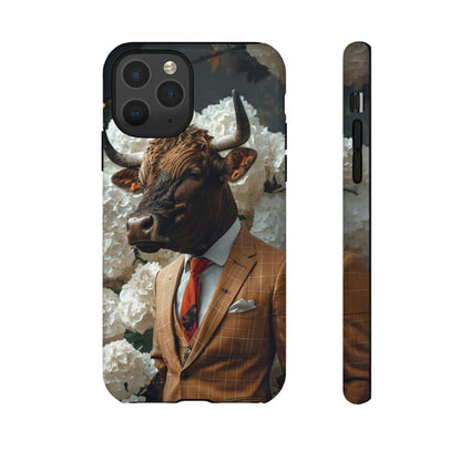 "The Genteel Bull" Mobile Phone Case