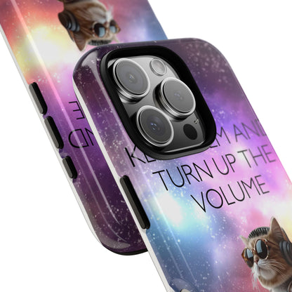 "Keep calm and turn up the Volume" Mobile Phone Case (mix)