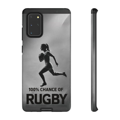 "Rain, Shine, Rugby" Mobile Phone Case
