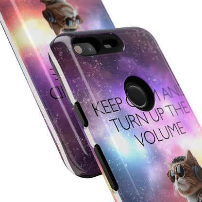 "Keep calm and turn up the Volume" Mobile Phone Case (mix)