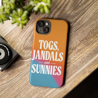 "Togs, Jandals and Sunnies" Mobile Phone Case