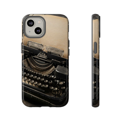 "Fade in. A Writer at the Cusp of Genius" Mobile Phone Case