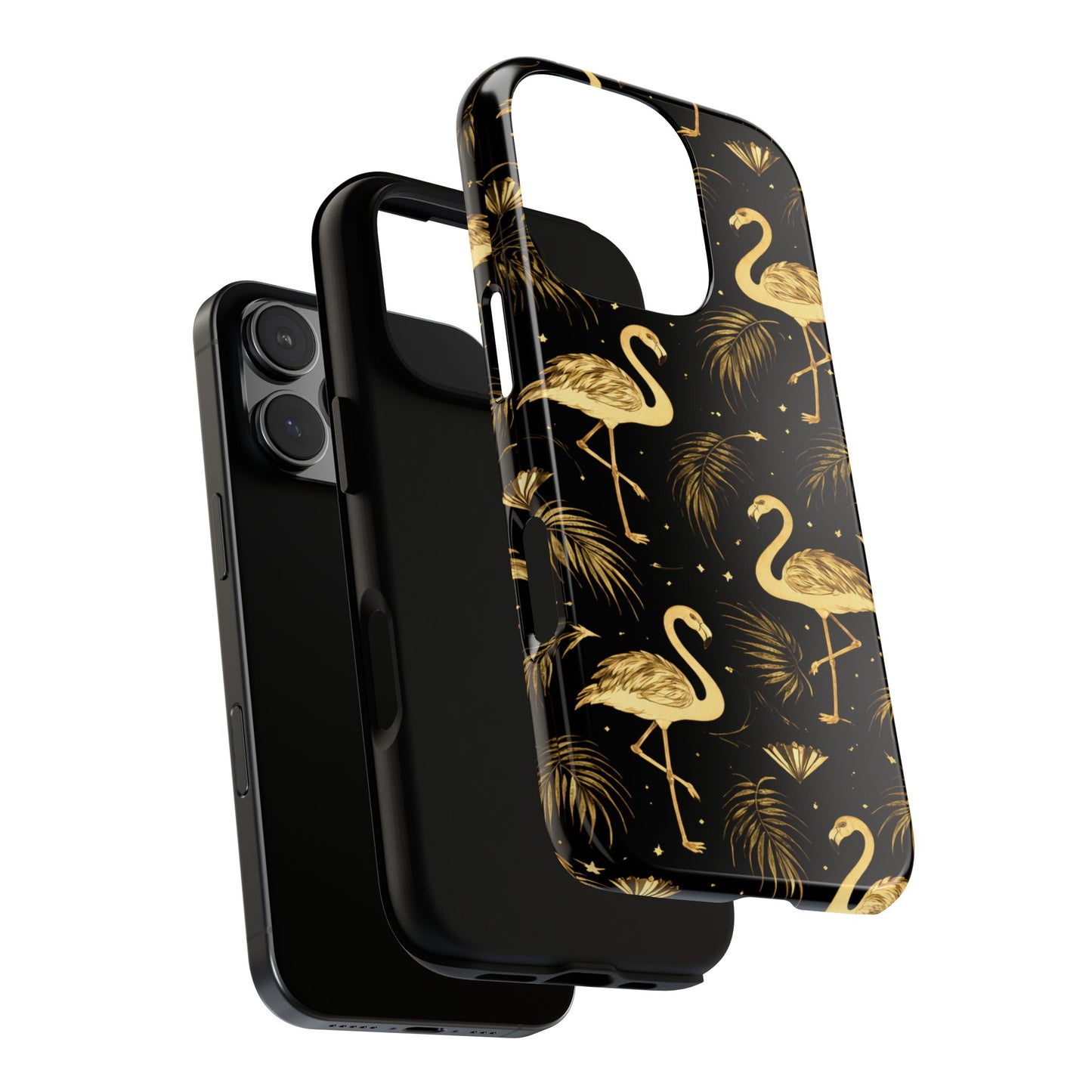 "Gold Flamingo" Mobile Phone Case