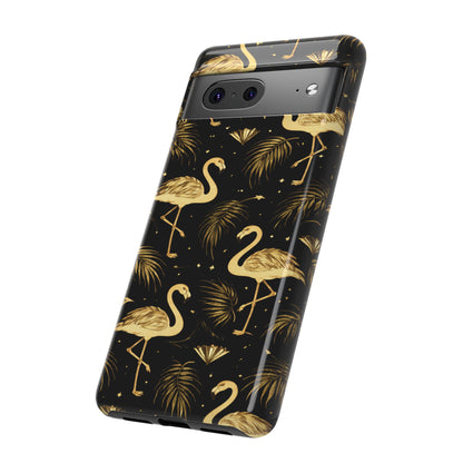 "Gold Flamingo" Mobile Phone Case