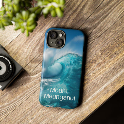 "Mount Maunganui" Mobile Phone Case (green)