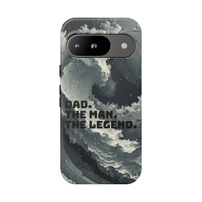 "Dad. The Man. The Legend" Mobile Phone Case (grey)