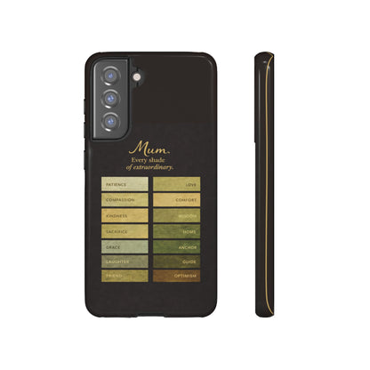 "Every Shade of Extraordinary" Mobile Phone Case (green)
