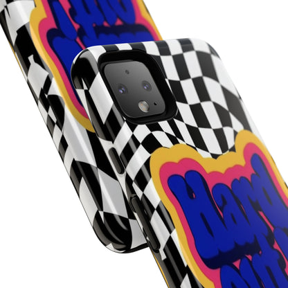 "Hard Out" Mobile Phone Case (blue)