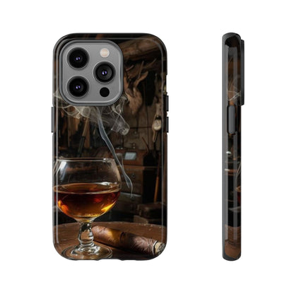 "Hot Whiskey and Cigar" Mobile Phone Case