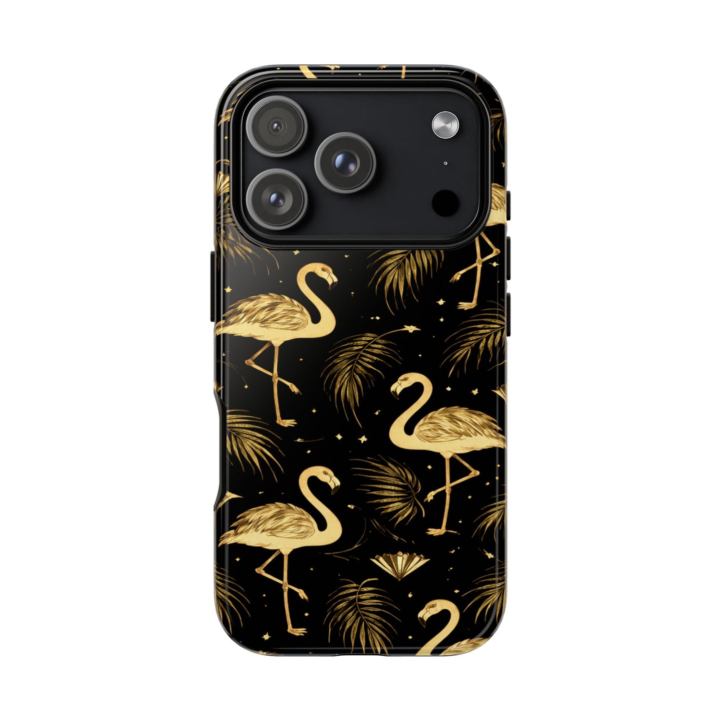 "Gold Flamingo" Mobile Phone Case