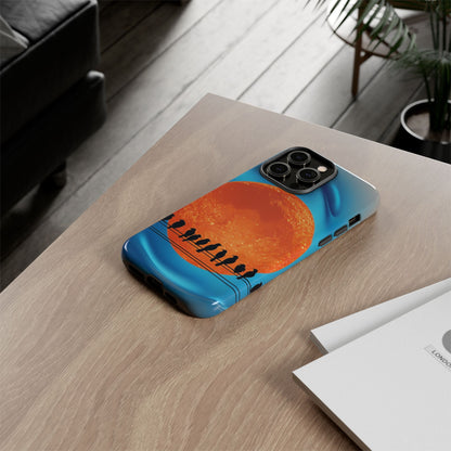 "The Feathered Assembly" Mobile Phone Case (orange)