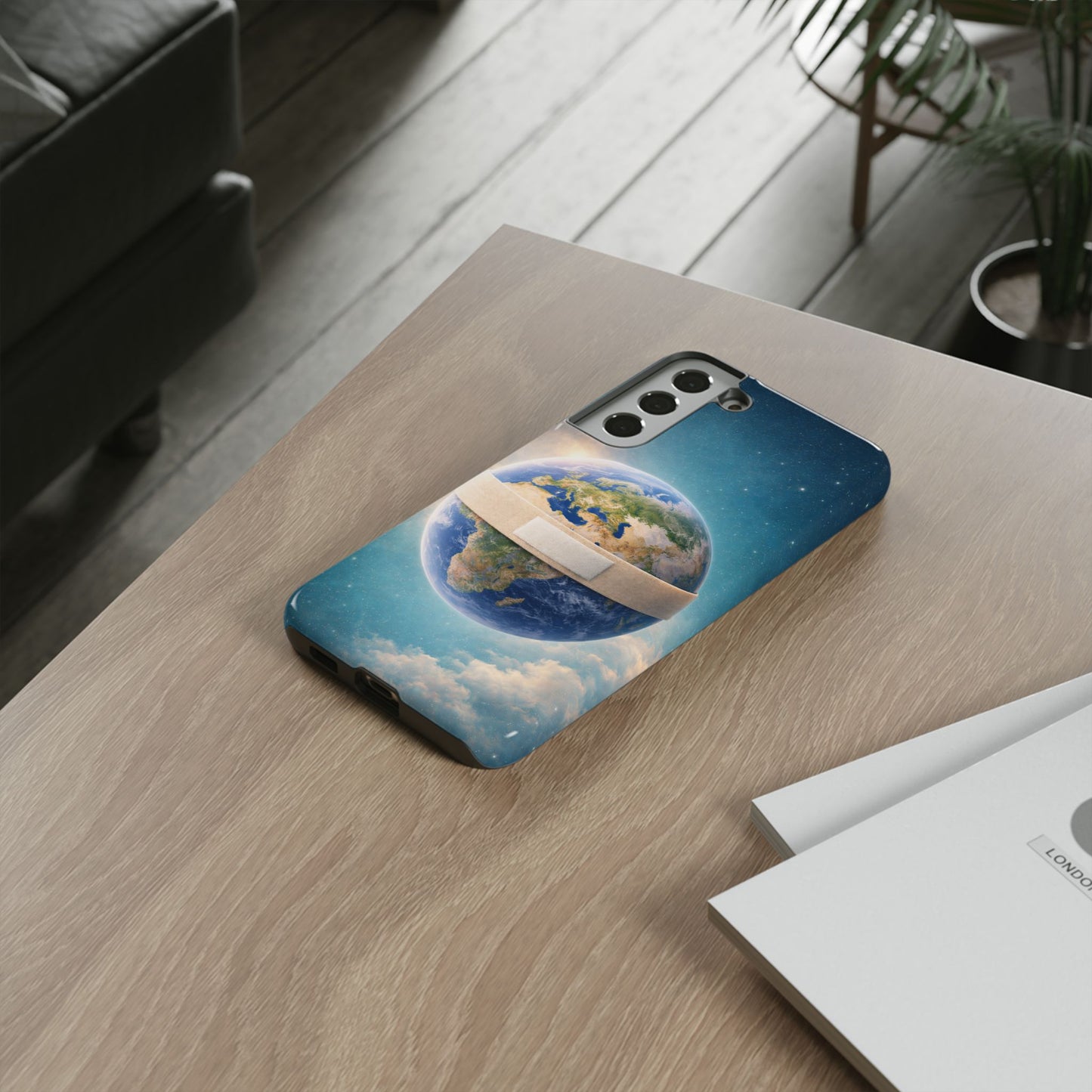 Earth Band Tough Case — Protective Planet Phone Case with Global Design