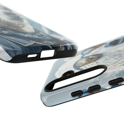 "Urban Zen Polar Bear" Mobile Phone Case (blue)