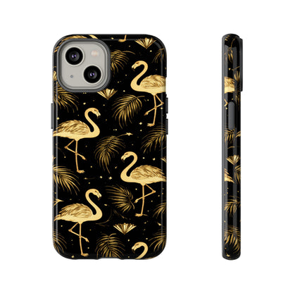 "Gold Flamingo" Mobile Phone Case