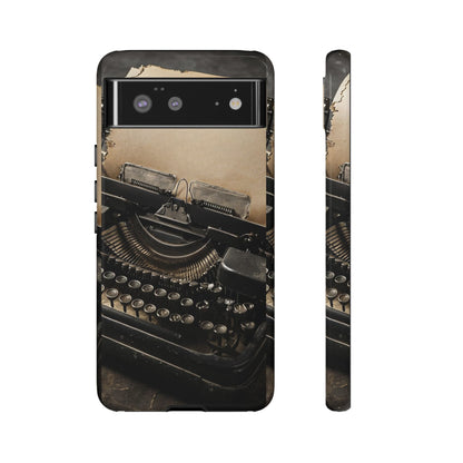 "Fade in. A Writer at the Cusp of Genius" Mobile Phone Case