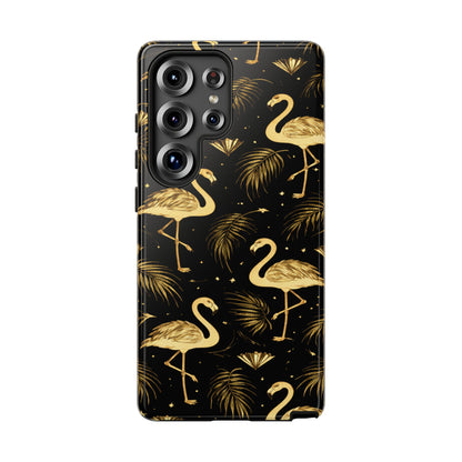 "Gold Flamingo" Mobile Phone Case