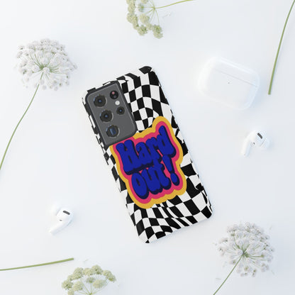 "Hard Out" Mobile Phone Case (blue)