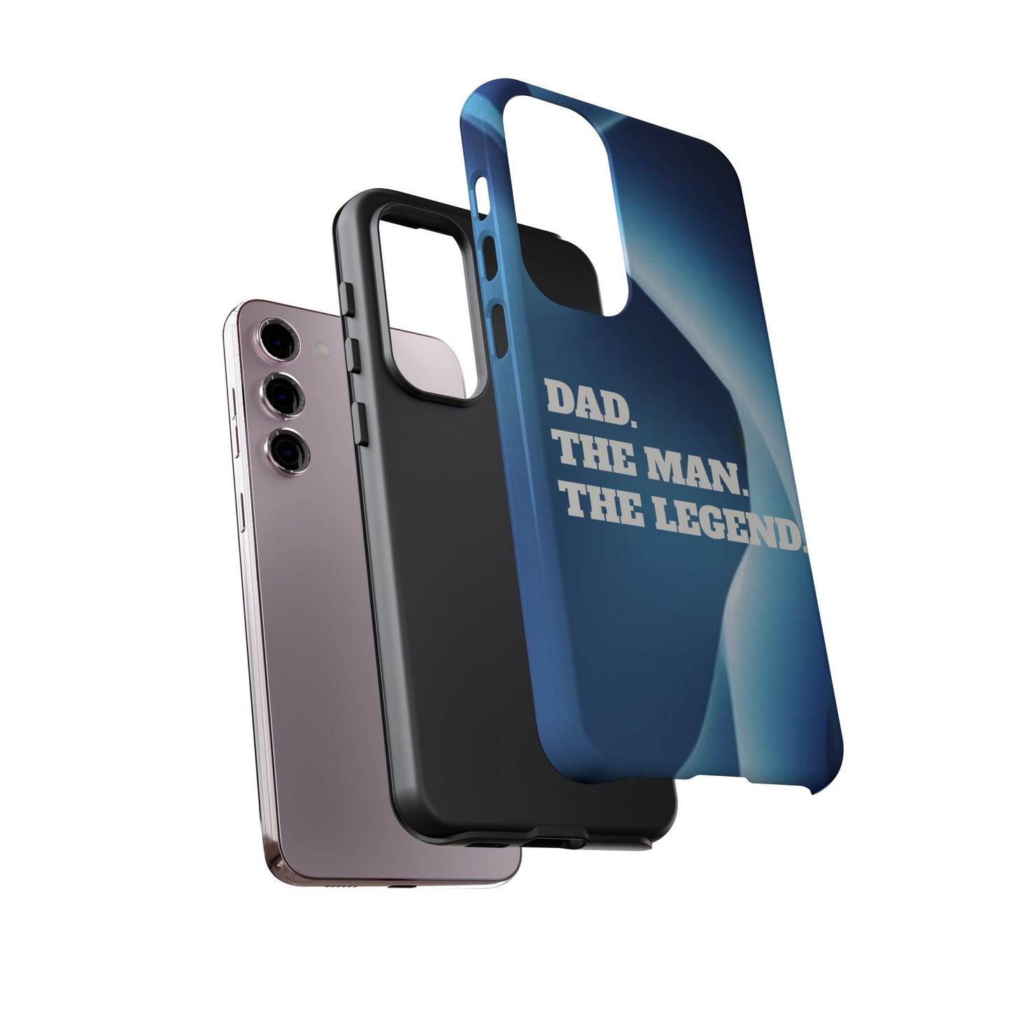 "Dad.  The Man.  The Legend" Mobile Phone Case (blue)