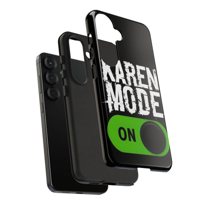 "Karen Mode On" Mobile Phone Case (green)