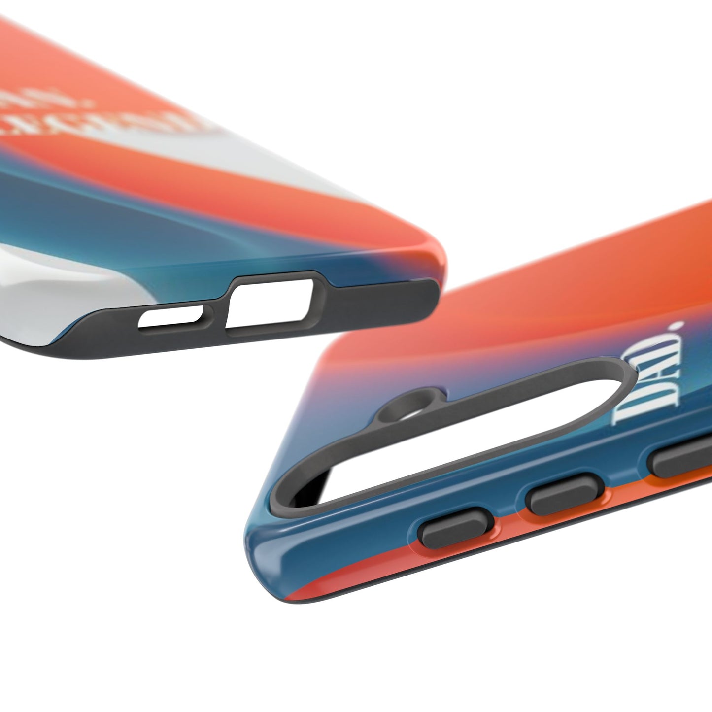 "Dad. The Man. The Legend." Mobile Phone Case (orange)